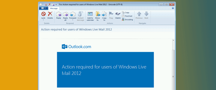 outlook live mail